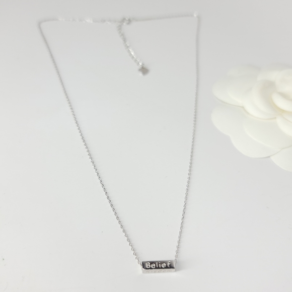 Dainty Luck Belief Wisdom Courage Necklace NEW - Picture 3 of 14